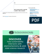 Exploration of Geo-Mineral Compounds in Granite Mining Soils Using XRD Pattern Data Analysis