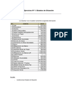 Set de Ejercicios #1 - Estados Financieros