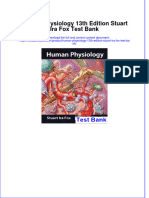 Human Physiology 13th Edition Stuart Ira Fox Test Bank Instant Download All Chapter