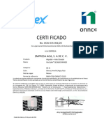 Comex Certificado