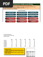 Autoevaluación COMPLETA de EXCEL Preguntas