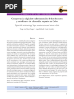 Competencias Digitales en La Formación de Los Docentes y Estudiantes de Educación Superior en Cuba