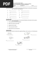 Exámen de Segundo Primaria