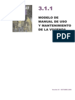 Bhu Manual de Uso y Mantenimiento de Vivienda