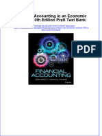 Financial Accounting in An Economic Context 10th Edition Pratt Test Bank Instant Download All Chapter