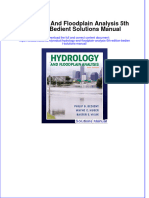 Hydrology and Floodplain Analysis 5th Edition Bedient Solutions Manual Instant Download All Chapter