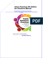 Public Relations Practices 8th Edition Center Solutions Manual Instant Download All Chapter