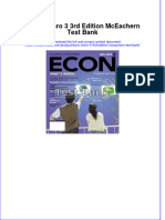 ECON Micro 3 3rd Edition McEachern Test Bank Instant Download All Chapter