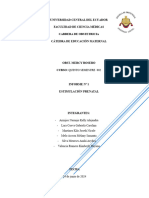 Informe Educacion Maternal - Grupo 5