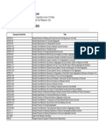 Reference Codes and Standards