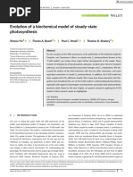 Evolution of A Biochemical Model of Steadystate P-Wageningen University and Research 547978