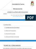 UNIDAD 4. Teoría Del Consumidor