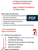 CE366 Chapter 5 Statics of Shallow Foundations Section 2