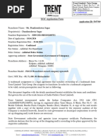 No Objection Certificate. (NOC) - ZUDIO - Trent Limited