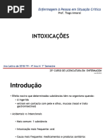 INTOXICAÇÕES Tiago Amaral