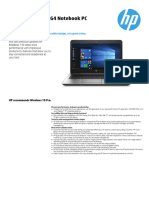 HP EliteBook 745 G4-Datasheet