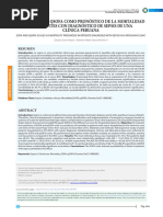 Escalas SOFA y qSOFA Como Pronóstico de La Mortalidad en Pacientes Con Diagnóstico de Sepsis de Una Clínica Peruana - CDR