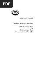 ANSI-C12.22-2008 Protocol Specification For Interfacing To Data Communication Networks