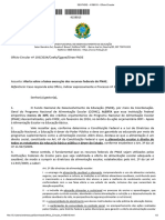 Oficio Do Fnde Sobre A Merenda Escolar No Ifba Ter Empenhado Menos de 40%