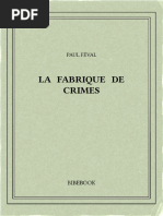 Feval Paul - La Fabrique de Crimes