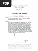 Experimento de Hidrostatica