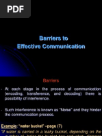 Barriers To Effective Communication