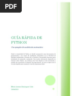 Guía Rápida de Python