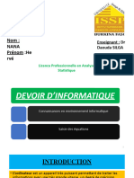 Devoir D'informatique