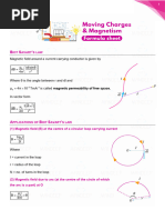 Moving Charges and Magnetism