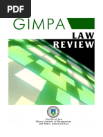 GIMPA Law Review Vol.1