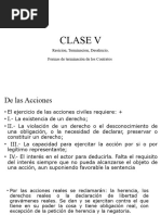 Clase V Acciones