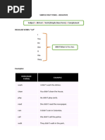 Simple Past Tense - Negative