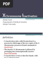 Chromosome Nactivation: Babak Nami Department of Medical Genetics Selçuk University