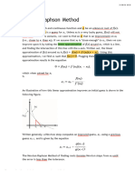 07.4 Newton Raphson Method