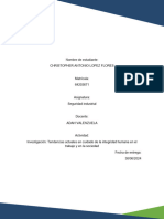 Investigación Tendencias Actuales en Cuidado de La Integridad Humana en El Trabajo y en La Sociedad