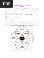 Mechatronics Important Questions