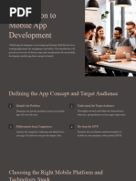 Introduction To Mobile App Development