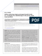 Safely Achieving Single Prolonged Breath-Holds