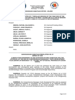 Approval of The 2019 SK Comprehensive Barangay Youth Development Plan (Cbydp)