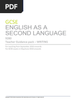 Oxfordaqa Gcse Esl Writing Teacher Guidance Pack