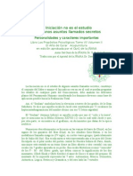 La Iniciación No Es El Estudio de Algunos Asuntos Llamados Secretos Personalidades y Caracteres Importantes