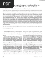 World Psychiatry - 2019 - Van Os - The Evidence Based Group Level Symptom Reduction Model As The Organizing Principle For