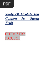 Chemical Chemistry Project