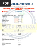 Chapter Wise NPP of Selected Question (Neet:2024-2025) : Seep - Pahuja