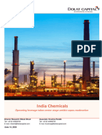 India Chemicals Operating Leverage Takes Center Stage Amidst Capex