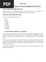 Nss 123 Into Networking Device