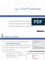 I-Cite NXT Software Install and Upgrade