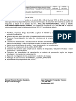 Acta de Designacion Responsable SST