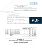 LT344.CGSP (AL-I) Question CMA January-2023 Exam.