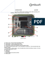 CAMBUSH CUBE OPERATING INSTRUCTIONS April 2023